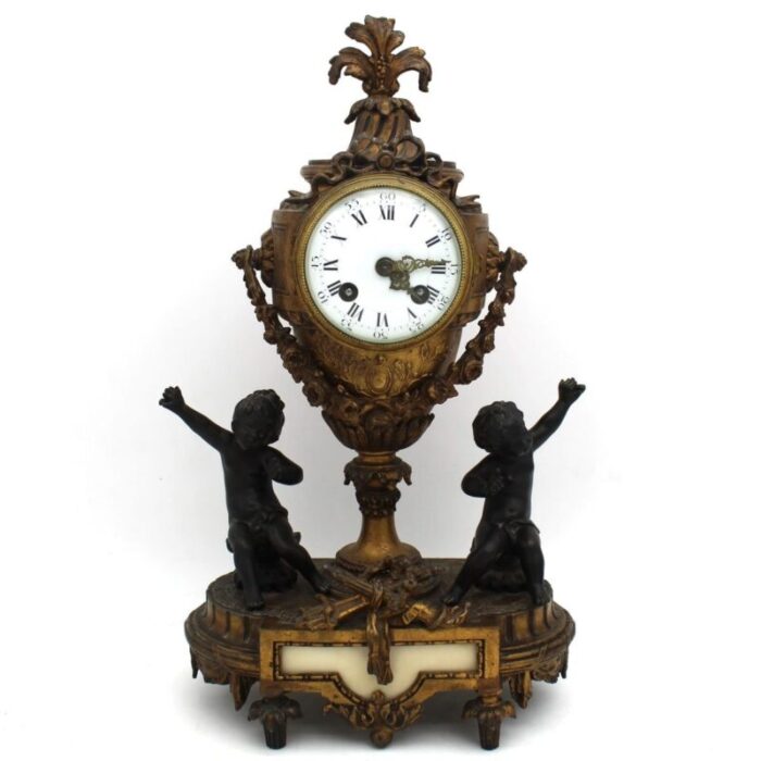 antique bronze clock 1