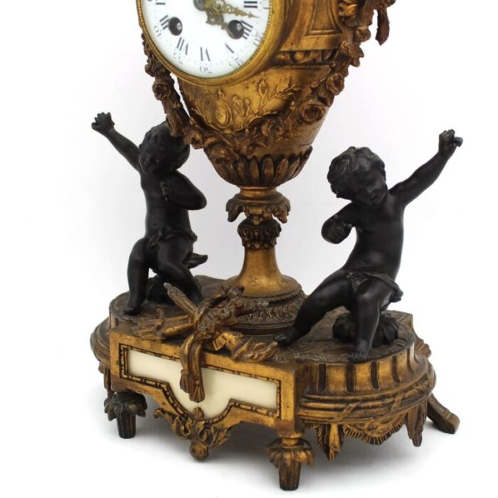 antique bronze clock 3