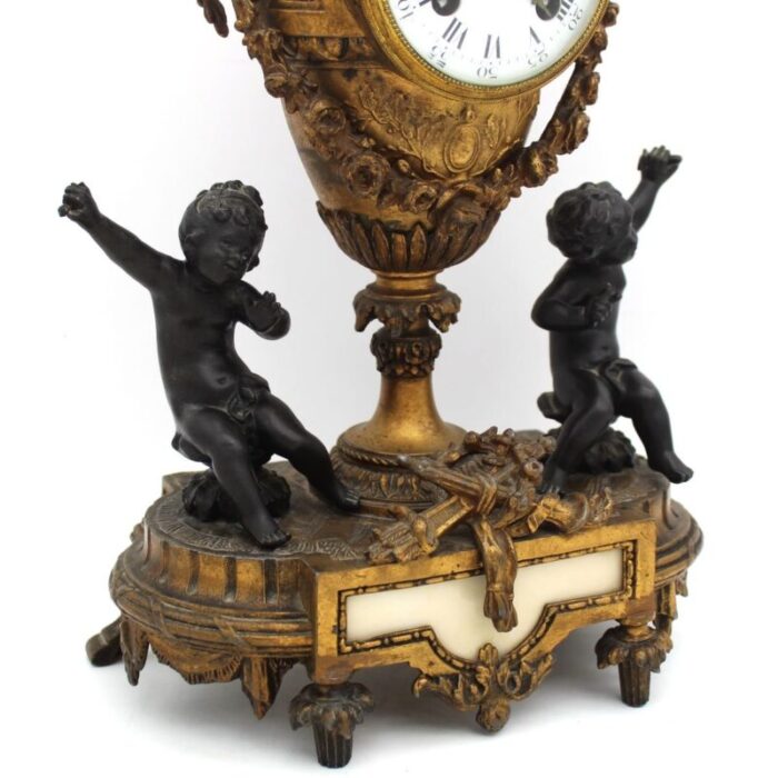 antique bronze clock 5