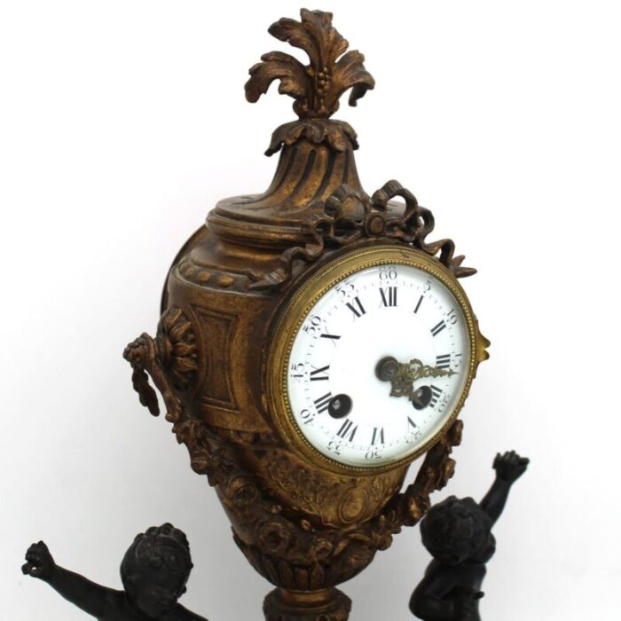 antique bronze clock 6