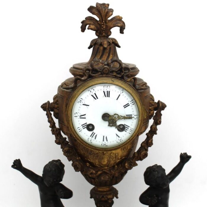 antique bronze clock 8