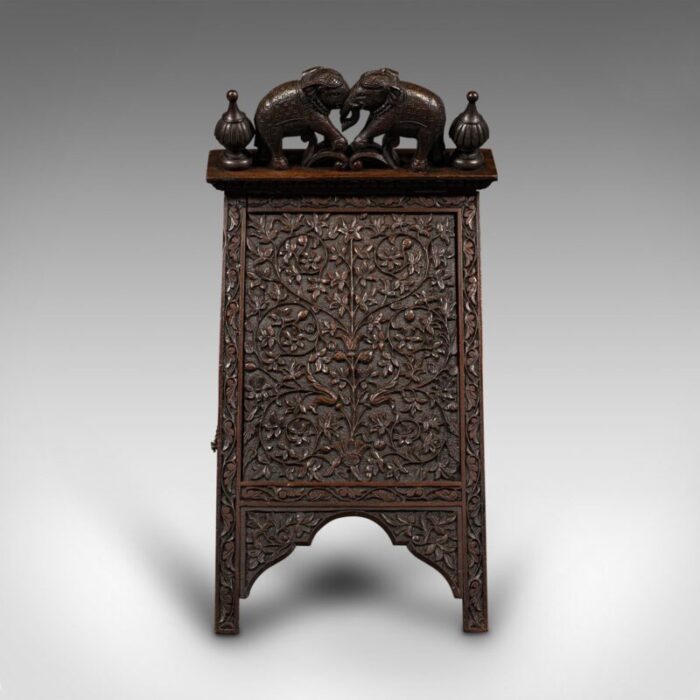 antique carved folio stand 7