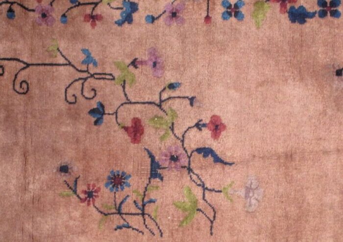 antique chinese art deco rug 1920s 4 1