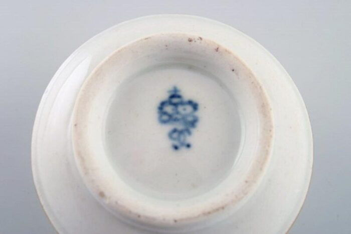 antique german sugar bowl in hand painted porcelain 6