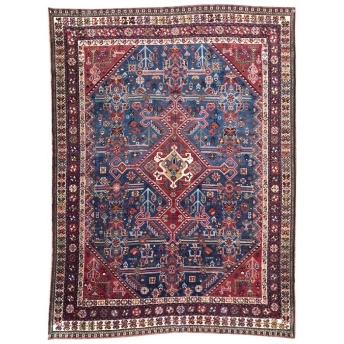 antique ghashghaei rug 1