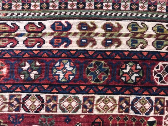 antique ghashghaei rug 11