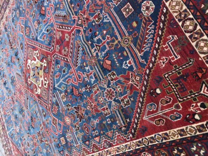 antique ghashghaei rug 15