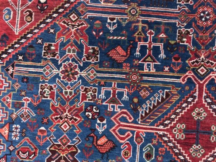 antique ghashghaei rug 6