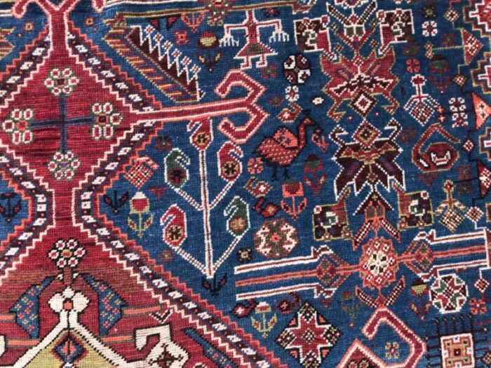 antique ghashghaei rug 8