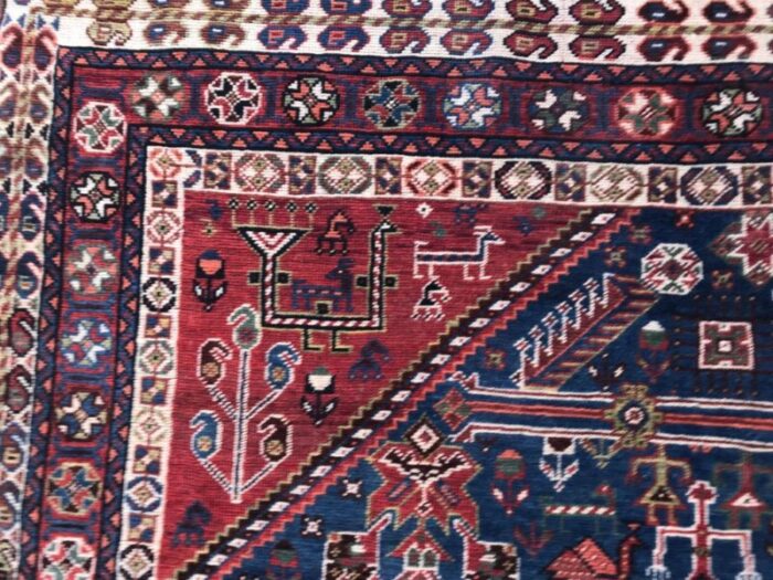 antique ghashghaei rug 9