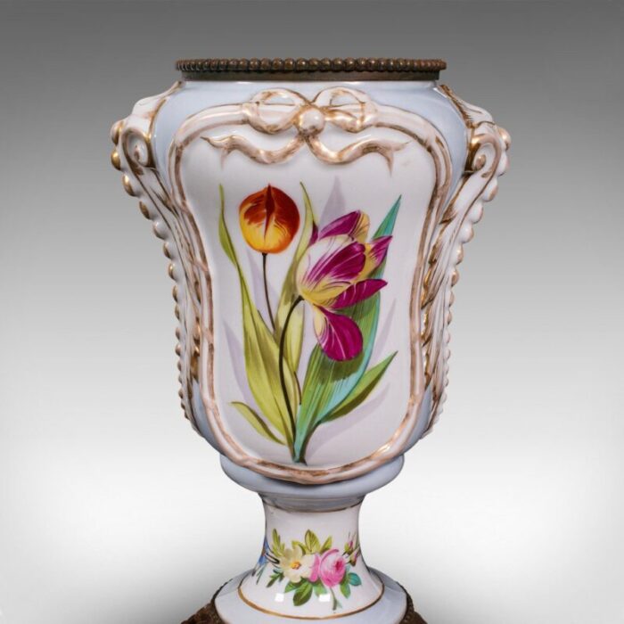 antique mantlepiece vase 1900s 8