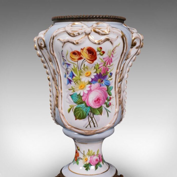 antique mantlepiece vase 1900s 9