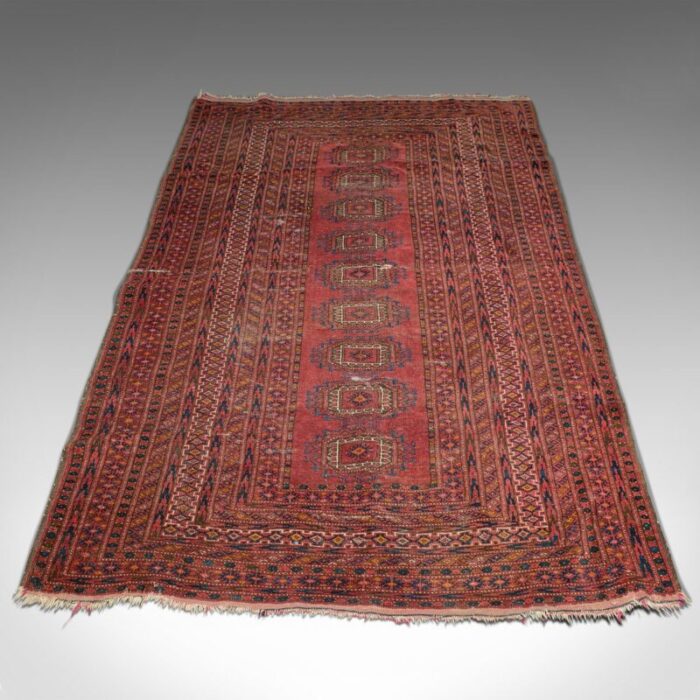 antique middle eastern turkoman rug 1920s 1