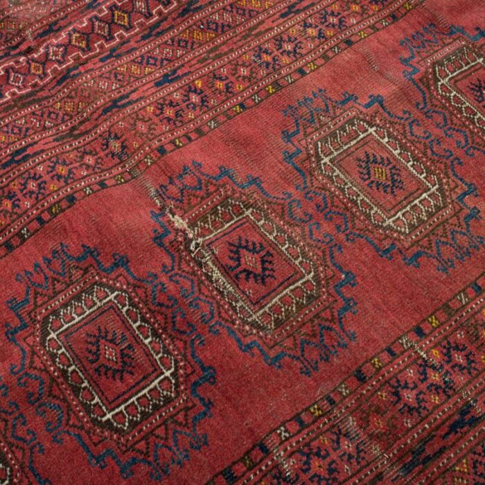 antique middle eastern turkoman rug 1920s 11