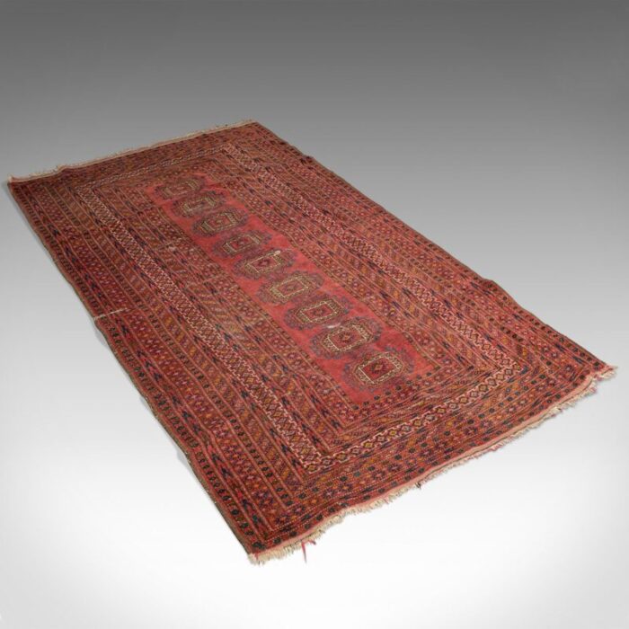 antique middle eastern turkoman rug 1920s 2