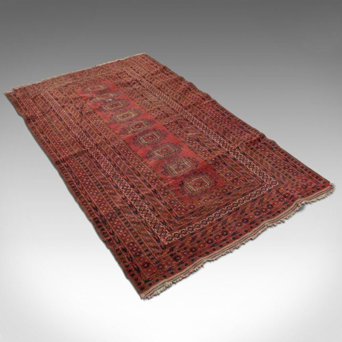 antique middle eastern turkoman rug 1920s 4