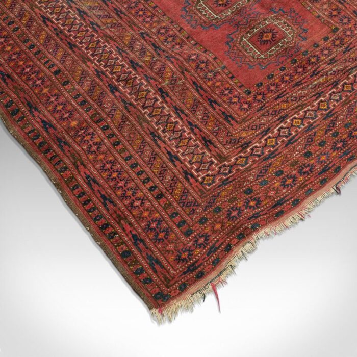 antique middle eastern turkoman rug 1920s 6