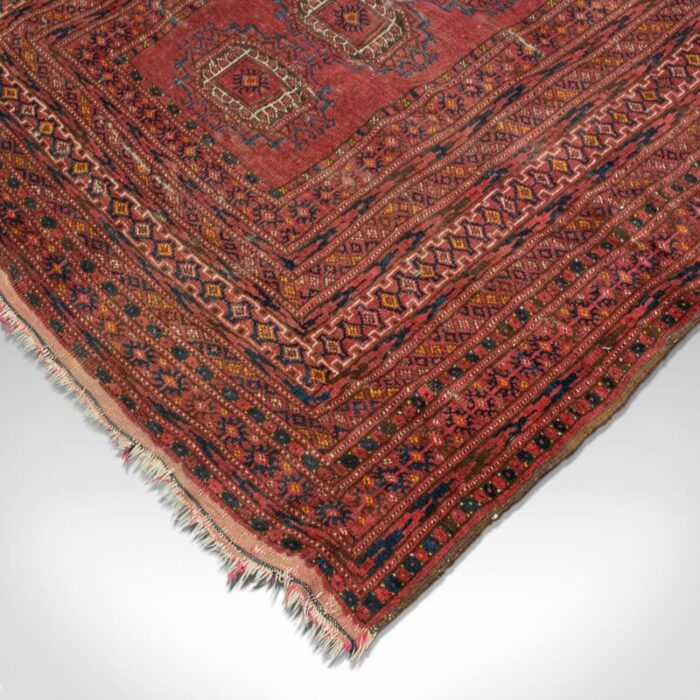 antique middle eastern turkoman rug 1920s 7