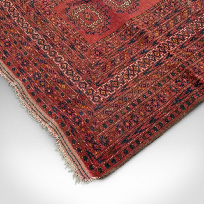 antique middle eastern turkoman rug 1920s 9