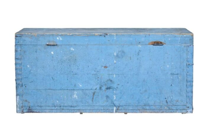 antique swedish tool box in painted pine 5