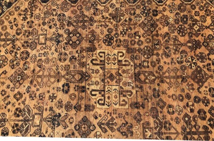 antique tribal persian shiraz rug 7037