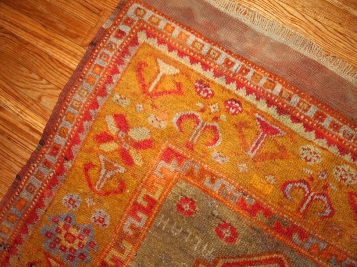 antique turkish rug 1910s 2