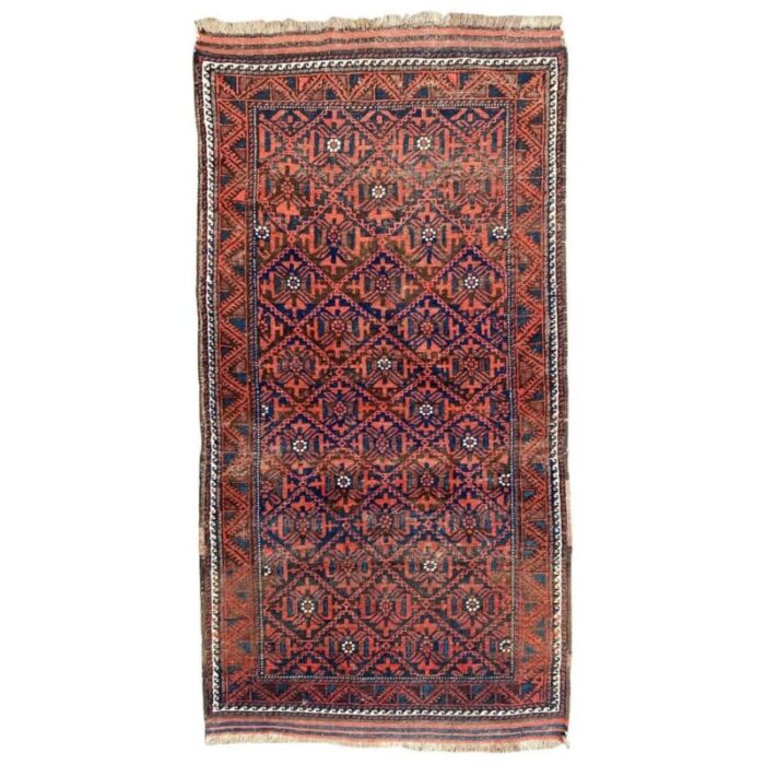 antique turkmen baluch afghan rug 1