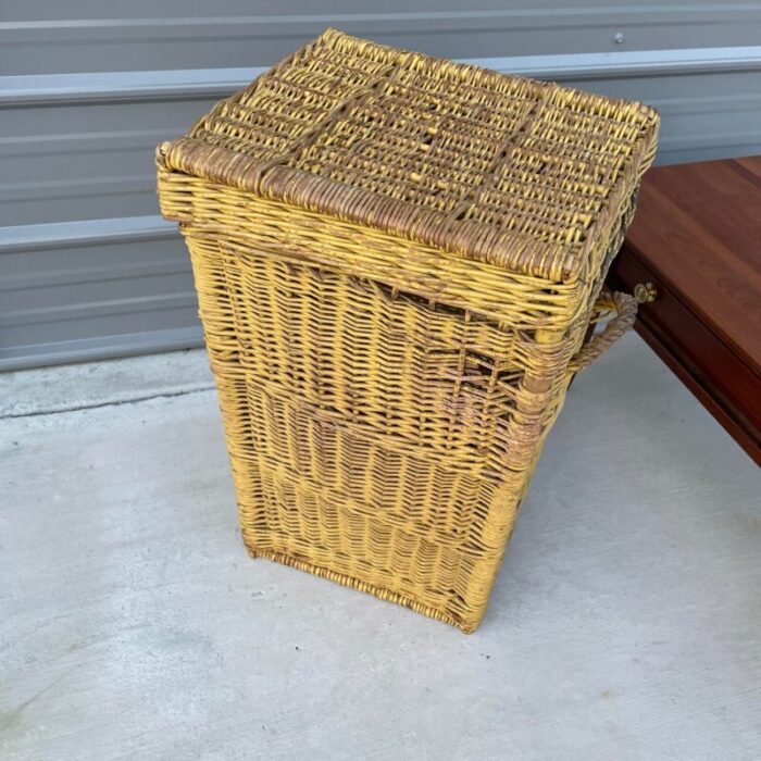 antique wicker hamper 1876