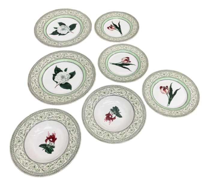 applebee plates collection from the royal horticultural society 1990s set of 7 5205