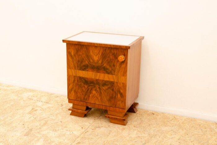 art deco bohemia nightstand 1930s 2639