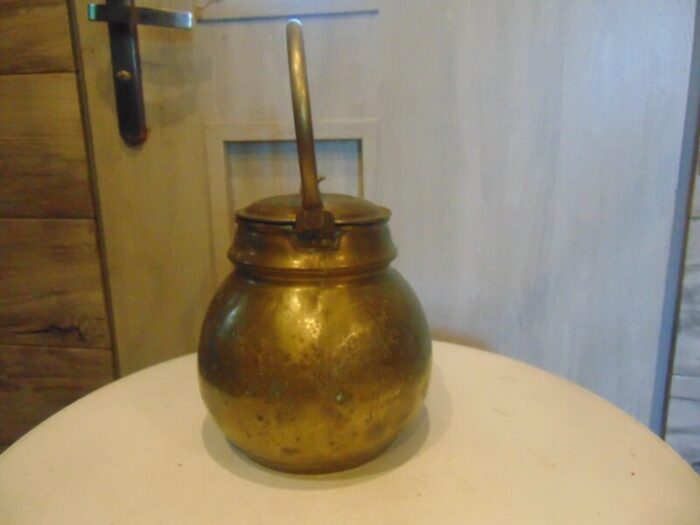 art deco brass kettle 2