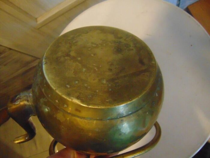 art deco brass kettle 5