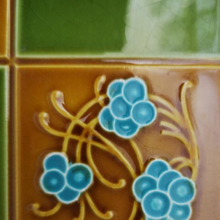 art deco relief tiles by gilliot freres for hemiksem 1920s 3