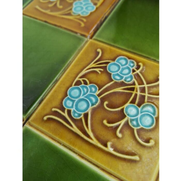 art deco relief tiles by gilliot freres for hemiksem 1920s 6