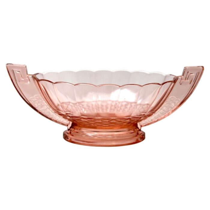 art deco romeo bowl by charles graffart for val saint lambert 1934 1