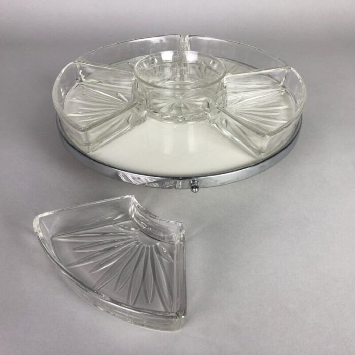 art deco rotating tray or lazy susan 1930s 4