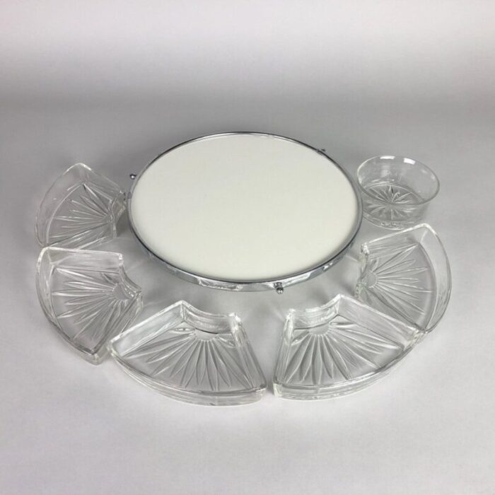 art deco rotating tray or lazy susan 1930s 5