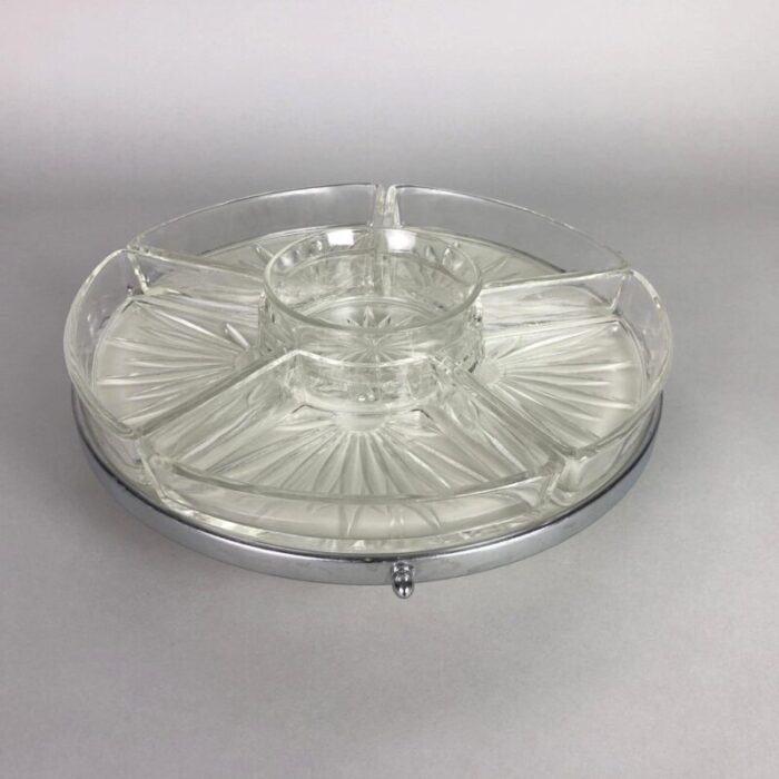 art deco rotating tray or lazy susan 1930s 9