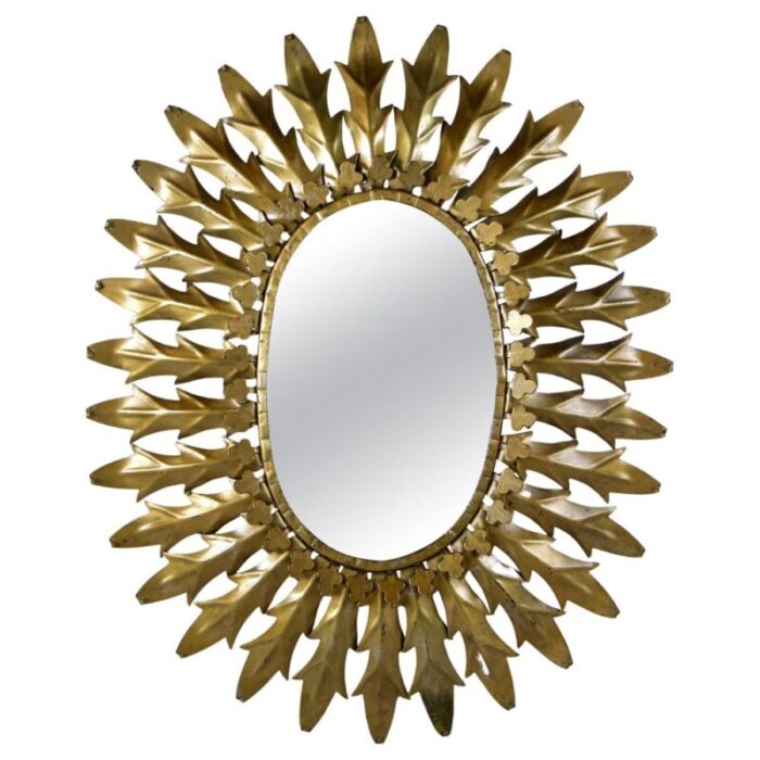 art deco sunburst wall mirror france 1920s 1