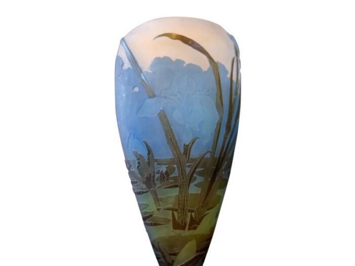 art nouveau galle nenuphars vase 1910s 2