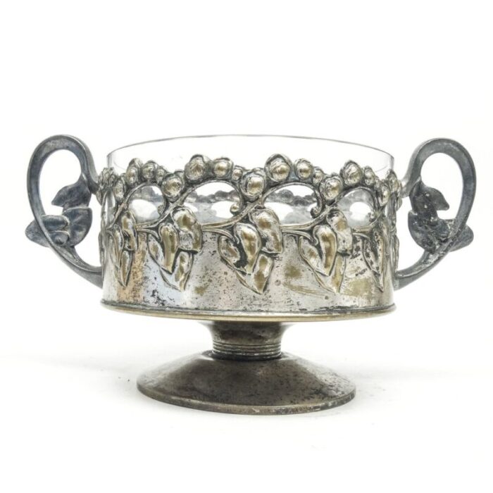 art nouveau sugar bowl from braci buch poland 1890s 5