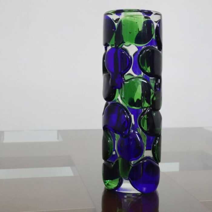 artistic glass vase by jaroslav svoboda 1980 2030