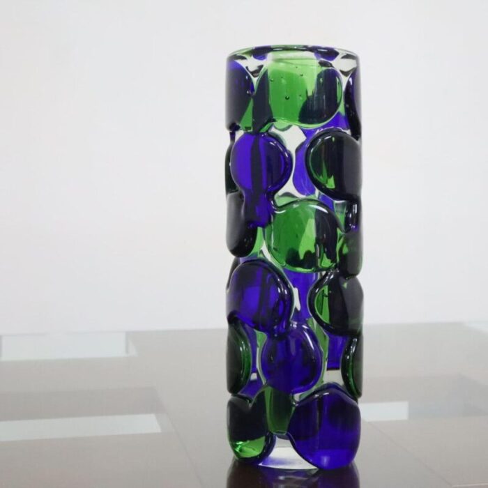 artistic glass vase by jaroslav svoboda 1980 2345