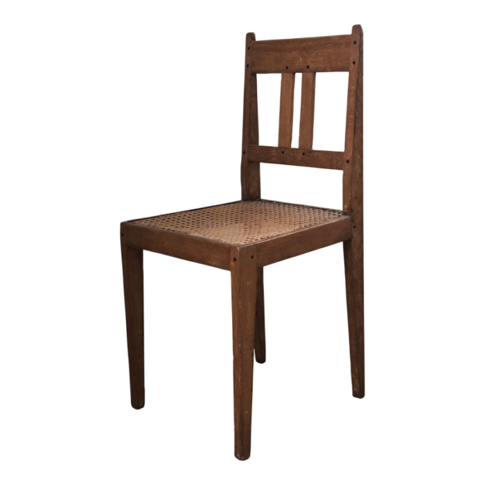 arts and crafts oak chair j van den bosch for t binnenhuis the netherlands 1900s 3280