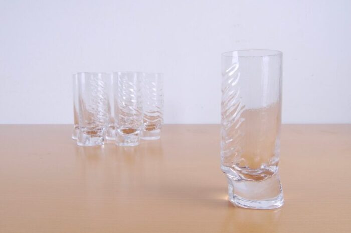 azteca glasses by fabio frontini for arnolfo di cambio set of 6 3