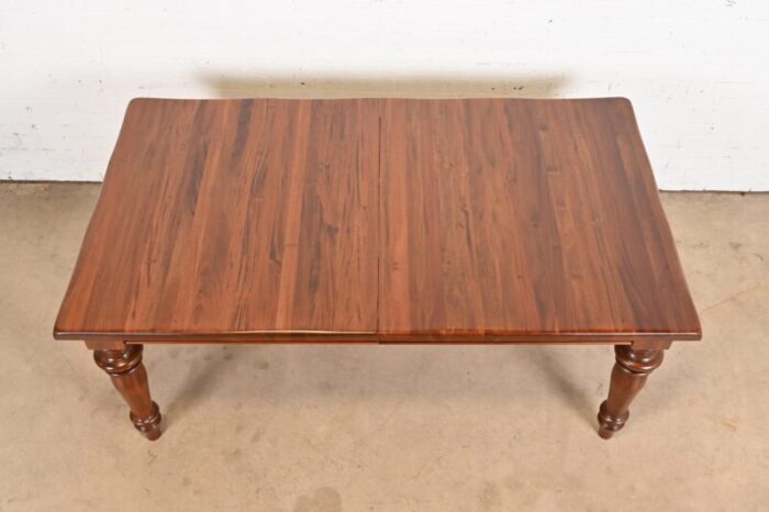 baker furniture english country solid mahogany farmhouse harvest dining table newly refinished 2710