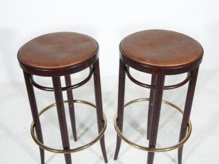 bar stools from thonet austria 1979 set of 2 3481