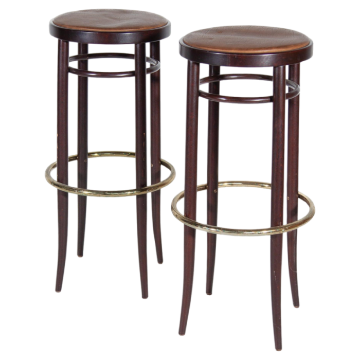 bar stools from thonet austria 1979 set of 2 9039