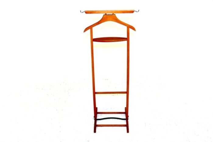 bedroom valet stand in beech italy 1970 3