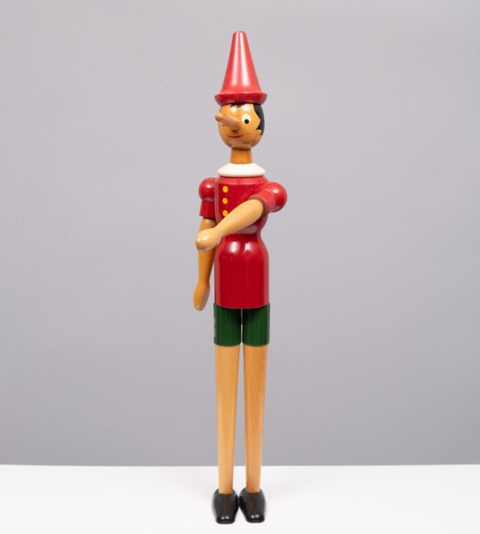 beech wood pinocchio from c2 rainoldi italy 1980s 7138